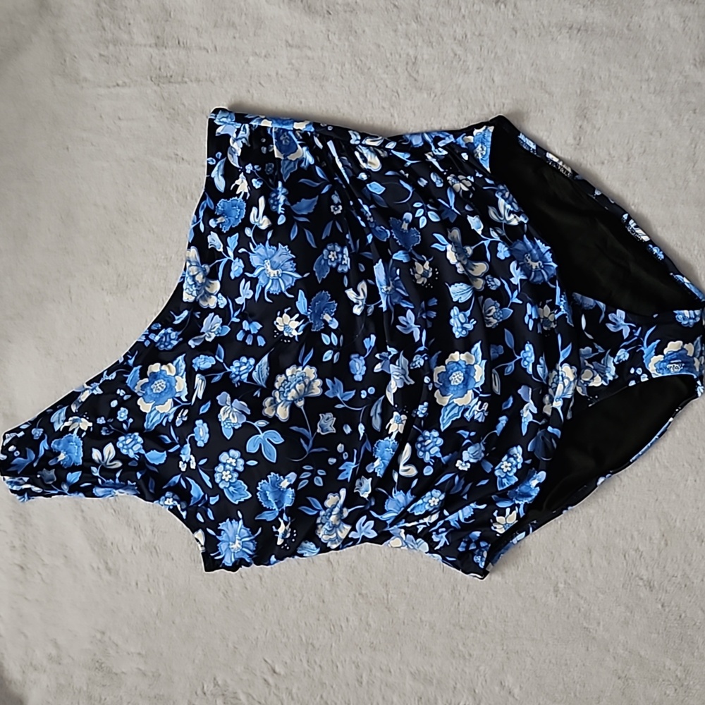 J.crew Ruched One Shoulder One Piece Swimsuit New Size 22 Floral